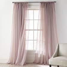 Ophelia Shimmer Curtain Mauve Sheers Curtains Living Room Sheer Curtains Bedroom Bedroom Interior