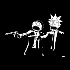 Rick And Morty Pulp Fiction Rick And Morty Poster Rick And Morty Morty