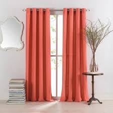 Anthology Sienna Window Curtain Panel Coral Curtains Panel Curtains Curtains