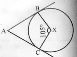 Find the center and radius of the circle. In The Given Figure X Is The Center Of The Circle Find The Value Of Angle Bac