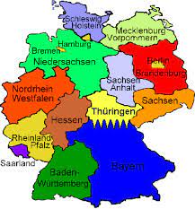 Die kinder lernen die bundesländer der bundesrepublik deutschland kennen. 16 Bundeslander In Deutschland Hauptstadte Deutsche Bundeslander Karte Deutschlandkarte
