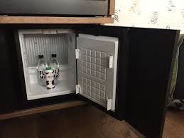 Condenser coils release heat from your fridge. Hidden Mini Fridge Stocked With Milk And Water Picture Of The Hoxton Holborn London Tripadvisor