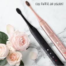 What A Perfect Match Rose Gold Meets Mr Black Find This Couple At Burstoralcare Com Use Code Rwtrsg For Major Di Brushing Teeth Sonic Toothbrush Oral Hygeine