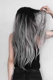 15 Grey Ombre Hair Ideas To Rock This Year Grey Ombre Hair Grey Hair Dark Roots Dark Roots Hair