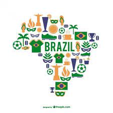 Download Brazil Elements And Map For Free Free Vector Illustration Vector Free Brazil
