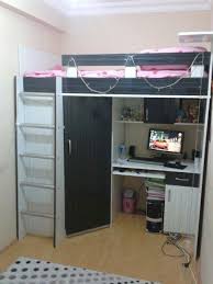 Ucu Bir Arada Yatak Ders Calisma Ve Dolap Dolaplar Mobilya Yatak