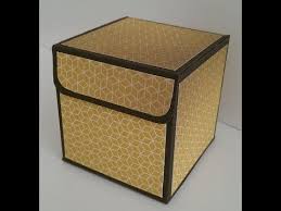 Anleitung Wurfelbox Mit Geheimverschluss Mit Stampin Up Schachtel Falten Anleitung Basteln Mit Papier Diy Box Basteln