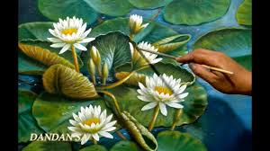 Bunga teratai yang dianggap sama dengan bunga lotus, mulai filosofi, morfologi dan manfaatnya dibahas lengkap di artikel ini. Cara Melukis Menggambar Bunga Teratai How To Draw Water Lily Lotus Tutorial Part 7 Youtube