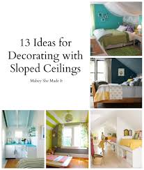 Sloped ceilings can make one room to look small but with. 17 Sloped Ceiling Bedroom Design Ideas Mabey She Made It