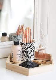 Home Accessory Home Decor Wood Tray Cosmetics Bathroom Perfume Polka Dots Animal Print Makeup Brushes Blogger H M Home Decor Home Decor
