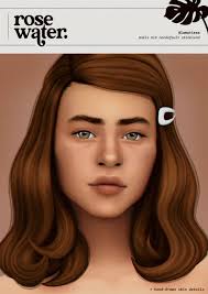 Modding the sims 4 can make the game more vibrant and varied, especially when it comes to your sims' looks. Lamatisse Rosewater A Skinblend With A Little Ridgeport S Cc Finds The Sims 4 Skin Sims Hair Sims 4 Game