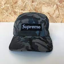 Ebay Sponsored Vintage Early 00 S Supreme Camp Cap Hat 5 Panel Box Logo Logo Grey Camo Grey Camo Caps Hats Box Logo