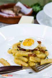 Cavatelli Carbonara Italian Pasta Dishes Pasta Dishes Recipes