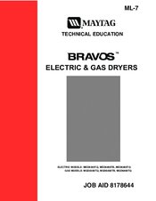Washer/dryer combo training manual dryer not heating? Maytag Mgd6400tb Bravos Gas Dryer Manuals Manualslib
