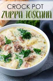 Crock Pot Zuppa Toscana The Blond Cook Recipe Slow Cooker Soup Crockpot Soup Recipes Soup Recipes Slow Cooker