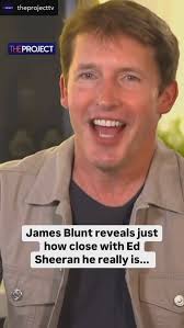 James Blunt en entrevista para el medio The Project Tv en Australia. Posted  @withregram • @theprojecttv It would appear that Ed Sheeran is a very good  kisser…