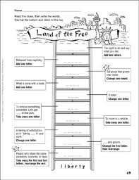 Of, his, had, him, her, some, as, then, could, when, were, them, ask, an, over, just, from, any, how, know this game uses ten words out of the 41 words on the dolch first grade list selected at random. Land Of The Free Word Ladder Grades 4 6 Printable Skills Sheets