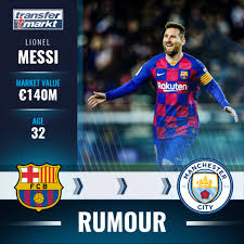 It is also reported that. Manchester City To Make Lionel Messi Bid Could Join On A Free Transfer Transfermarkt