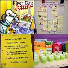 Book First Day Jitters Snack Jitter Juice Do Students Feel Better After Their Jit Kindergarten First Day First Day Of School Activities Teaching First Grade