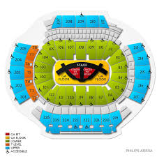 45 Disclosed Philips Arena Seating Chart Carrie Underwood
