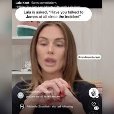 Lala is asked questions about James and Ally during her Amazon Live