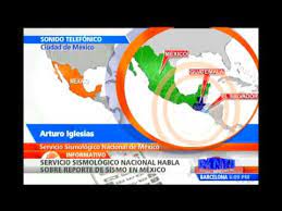 (acelerógrafos) centro sismológico nacional, universidad de chile. Servicio Sismologico Nacional Habla Con Ntn24 Sobre Reporte Del Sismo En Mexico Youtube