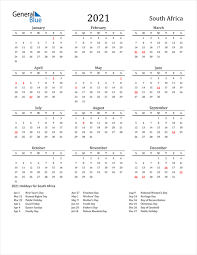 While visualising this calendar please take into. 2021 Calendar South Africa With Holidays