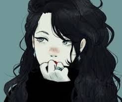 On the other hand the typical asians/japanese are used to very straight hair and so this is the. Anime Girl Long Black Hair Posted By Sarah Walker