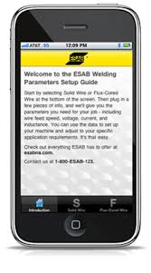 esab welding parameters app esab welding cutting