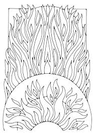 Coloring Page Fire Img 21911 Coloring Pages Animal Coloring Pages Mandala Coloring