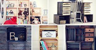 Now this may look pretty fancy, but this is a wonderfully unique diy project! 19 Creative Diy Wood Crate Project Ideas How To Repurpose Old Wooden Crates Homelovr