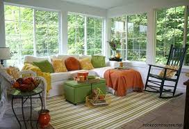 Decorating My Sunroom For Fall Hooked On Houses Home House With Porch House