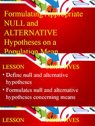 Annotation helps in reading comprehension and in developing critical thinking about course materials. Formulates Appropriate Null And Alternative Hypothesis Null Hypothesis Statistical Hypothesis Testing