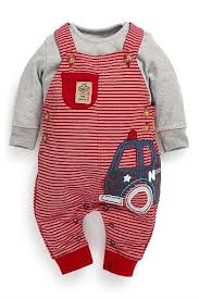 Newborn Clothing Baby Clothes And Infantwear Next Fire Engine Jersey Dungarees Two Piece Set 0 18mths Baby Clothes Online Baby Boy Outfits Baby Clothes