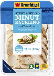 Räkna ut hur många kcal en förpackning kycklingfilé minutstrimlor innehåller. Atklar Svensk Kyckling Pa Minuten Kronfagel