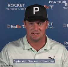 1,456 likes · 651 talking about this. Bryson Dechambeau Reveals The 3 500 Calories Per Day Diet That Has Helped Him Put On Three Stone Daily Mail Online