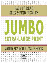 The object of each puzzle is to find the listed hidden words. Amazon Com Jumbo Extra Large Print Word Search Puzzle Book Easy To Read Seek Find Puzzles 9781983042379 Books Pats Puzzle Books