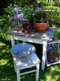Hof 9 Mai 2018 Vintage Gartendekoration Rustikale Gartendekoration Garten