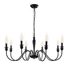 Our styles range from rustic farmhouse chandeliers and lodge looks, to designs with a shabby chic french country feel. Buy Chandelier Light Fixture With 8 Light Ankylhua Farmhouse Chandeliers Modern Ceiling Lights Fixtures Rustic Lighting With Wrought Iron Candle For Dining Room Foyer Bedroom Living Room Black Online In Indonesia B08s6pb7jv
