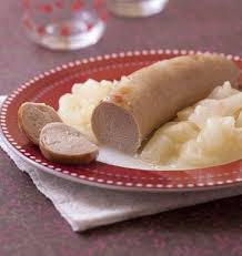 Boudins Blancs Cuits Au Four Et Compotee De Poires Recette Boudins Blancs Recette Four Recette De Plat