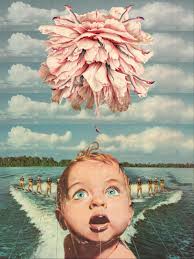 Mary Queen of Scots, the Butt,” a collaborative analog collage by Chicago  artists Diane Christiansen and Jessie Mott, featured in Volume 2 of our  magazine. Christiansen and Mott choose to work in