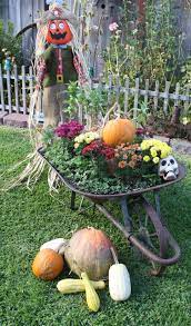 Pin By Lisa Dixon On Halloween Outside Decorations Fall Outdoor Decor Outside Fall Decorations Fall Patio Decor