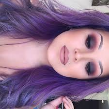 Juliad Mbm Purple Smokey Eye Makeup Beauty Pinterest Camillaloves22 Hair Makeup Unnatural Hair Color Gorgeous Makeup