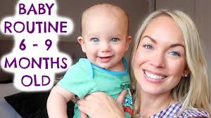 And so babies naturally increase in intake and in feeding frequency. Baby Routine 6 9 Months Old Baby Sleeping Feeding Schedule Youtube