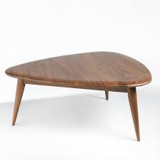 Consider positioning a long coffee table directly in front of the sofa. Theoleine Small Retro Style Coffee Table In Solid Walnut Walnut Am Pm La Redoute