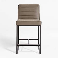 The low back provides ample back support while giving the stool a sleek, modern look. Bar Stools Kitchen Counter Height Stools Crate And Barrel