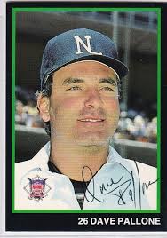 MLB UMPIRE Dave Pallone SIGNED RARE 1988 UMPIRES SET CARD AUTOGRAPHED