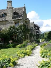 Asthall Manor Le Manoir Belle Maison Paysage Anglais