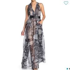 Brand New Tov Los Angeles Tie Me Up Maxi Dress