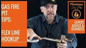 Gas line for outdoor fire pit. Basic Flex Line Hookup Installing Your Outdoor Gas Fire Pit Youtube